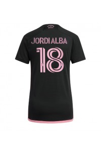 Fotbalové Dres Inter Miami Jordi Alba #18 Dámské Venkovní Oblečení 2024-25 Krátký Rukáv